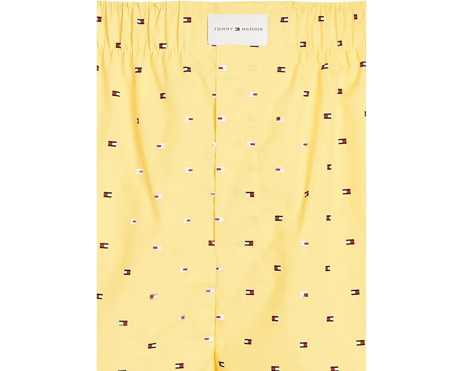 Боксеры Tommy Hilfiger из ткани 3 шт с принтом и открытой гульфиком