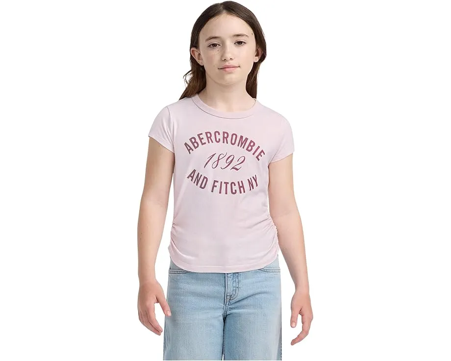 Футболка ANF 1892 Ruched Tee со сборками от abercrombie kids