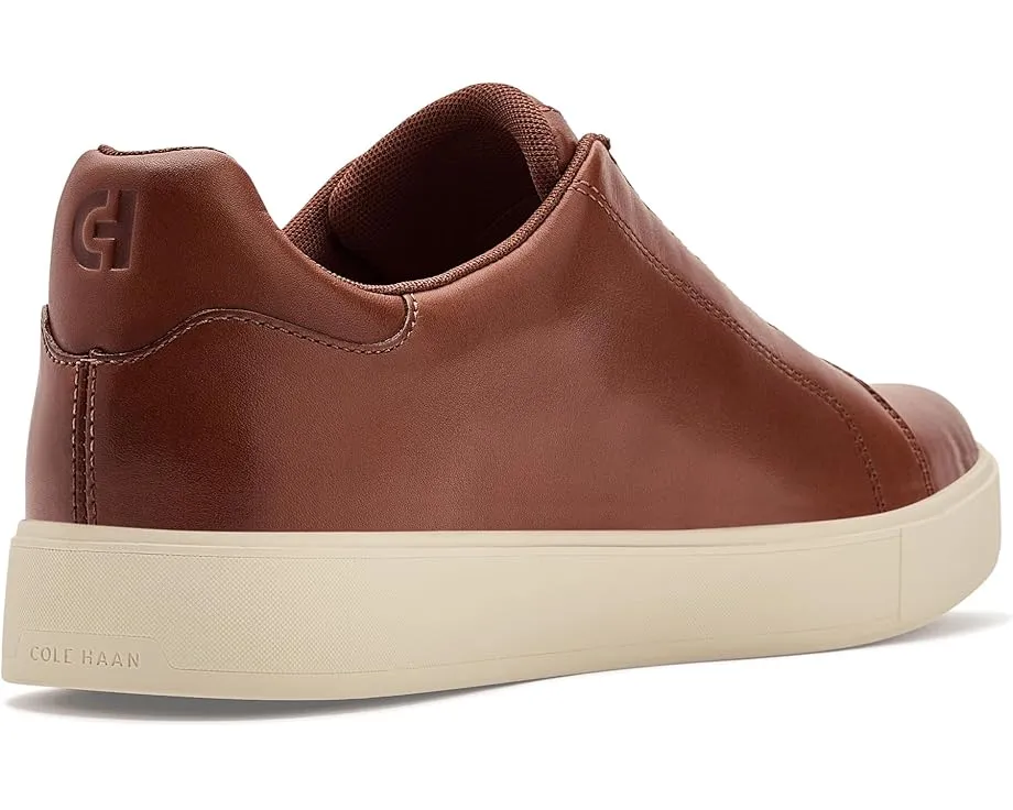 Cole Haan Grandpro Luxe Slip On слипоны из кожи с круглым носком