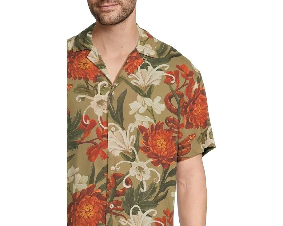 Рубашка Chubbies The Snakey из вискозы с цветочным принтом и расслабленным кроем