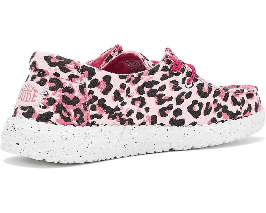 Кроссовки Wendy Print с леопардовым принтом и эластичными шнурками