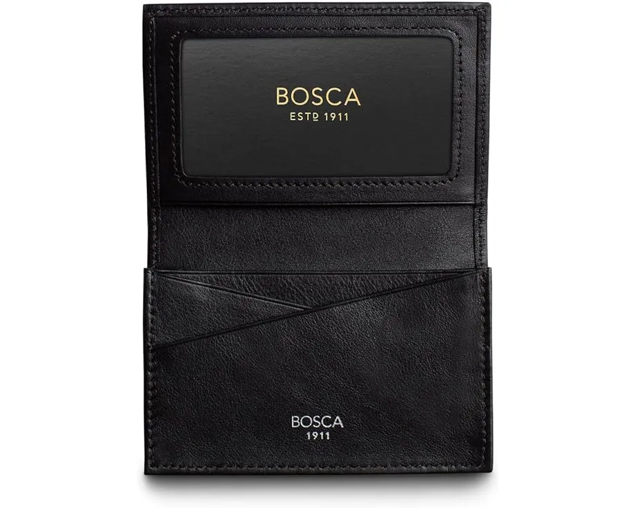 Картхолдер Bosca с расширяемым отделением из кожи Nappa Vitello