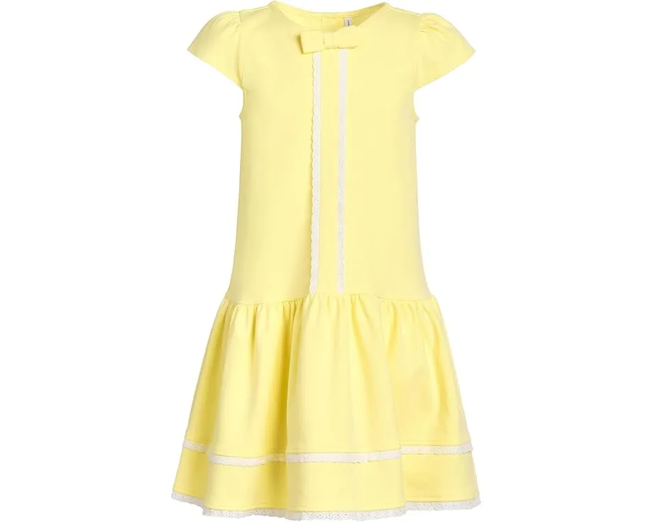 Платье Drop Waist Lace Trim с кружевной отделкой и шортами