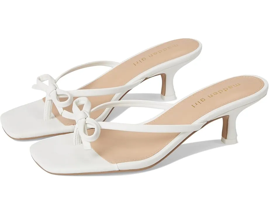 Madden Girl Туфли Charlotte с квадратным носком и бантом на низком каблуке