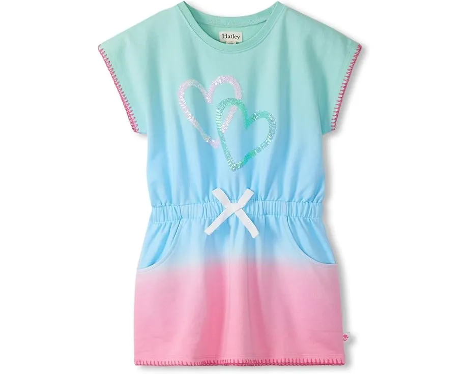 Платье Hatley Kids Opal с омбре эффектом и кулиской на поясе