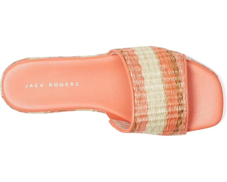 Сандалии Jack Rogers Bay Flatform на платформе с верхом из кожи и подошвой из резины