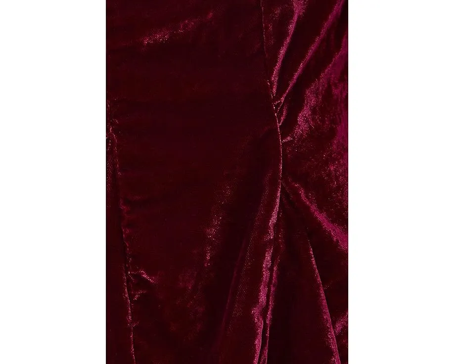Мини-платье Free People Linney Velvet Mini из бархата с V-образным вырезом
