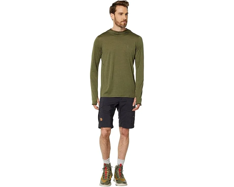 Легкая толстовка с капюшоном Fjällräven Abisko Sun-Hoodie для бега