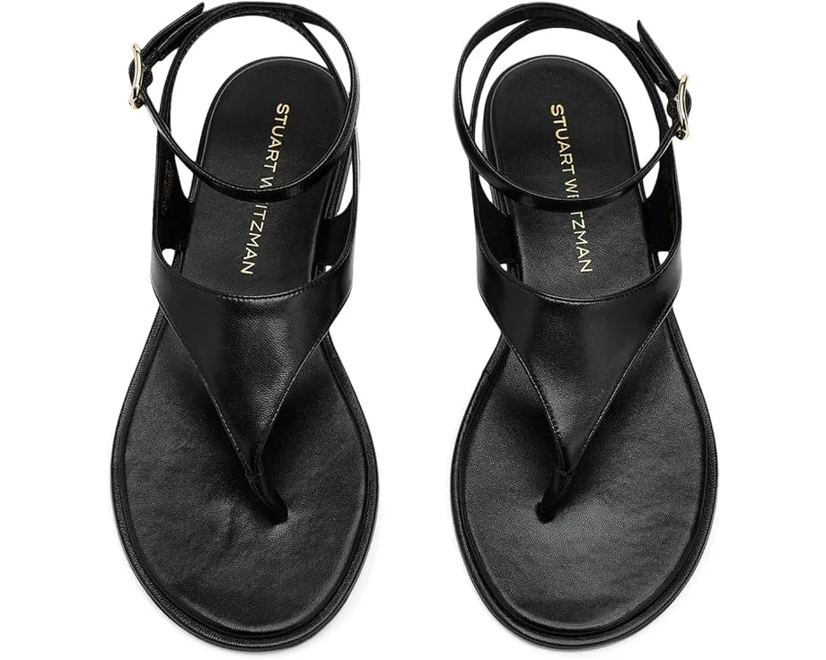 Сандалии Stuart Weitzman Marley с Т-образным ремнем и каблуком