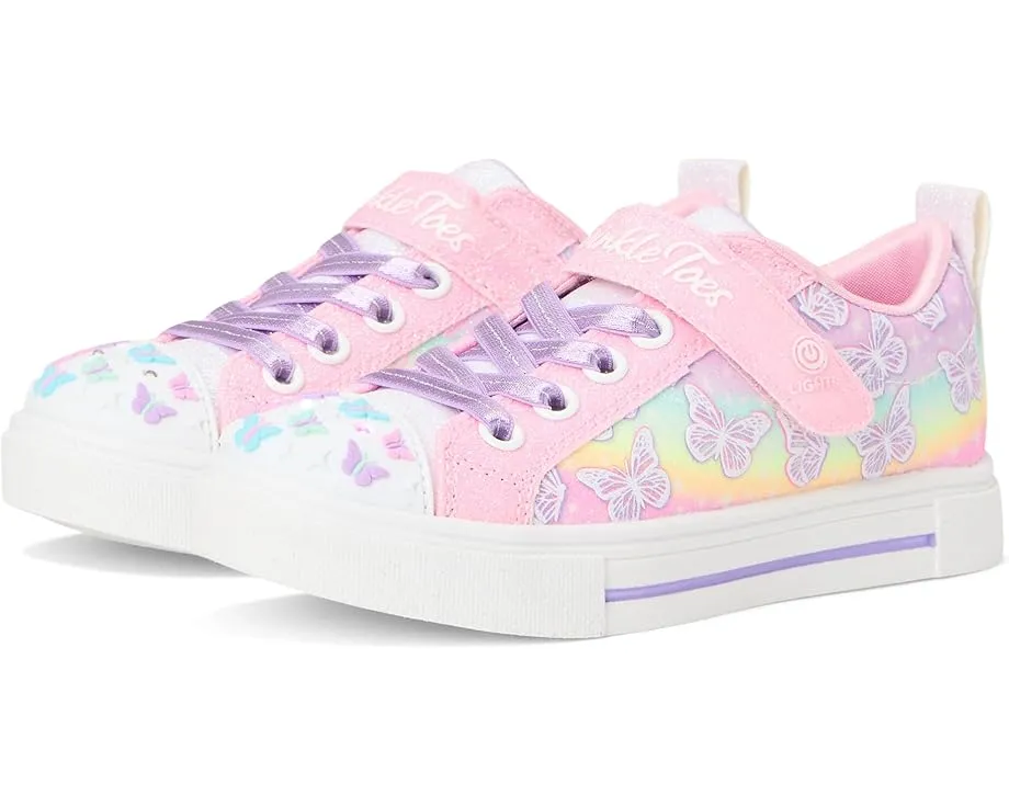 Детские кроссовки Skechers Twinkle Sparks с подсветкой и бабочками
