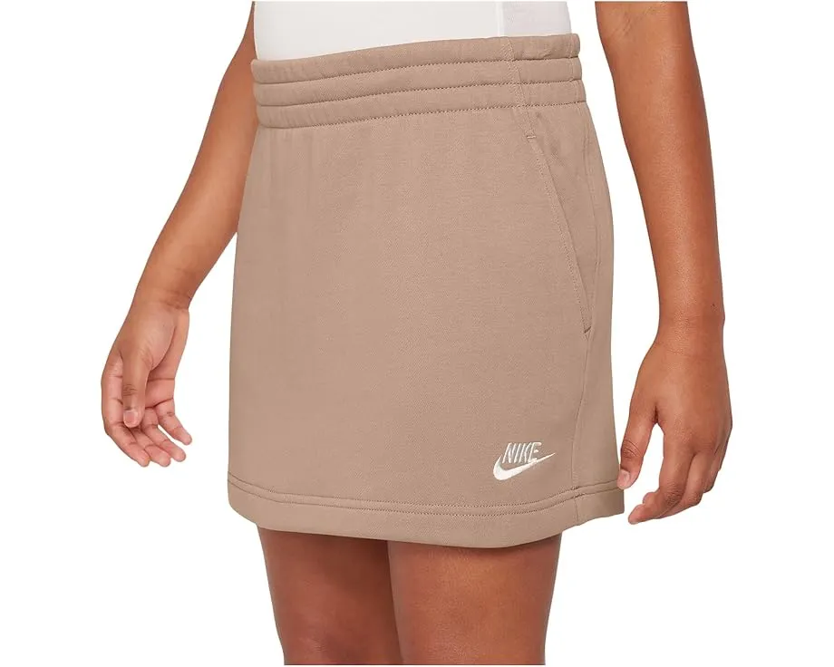 Детская юбка Nike Sportswear Club French Terry из мягкого флиса