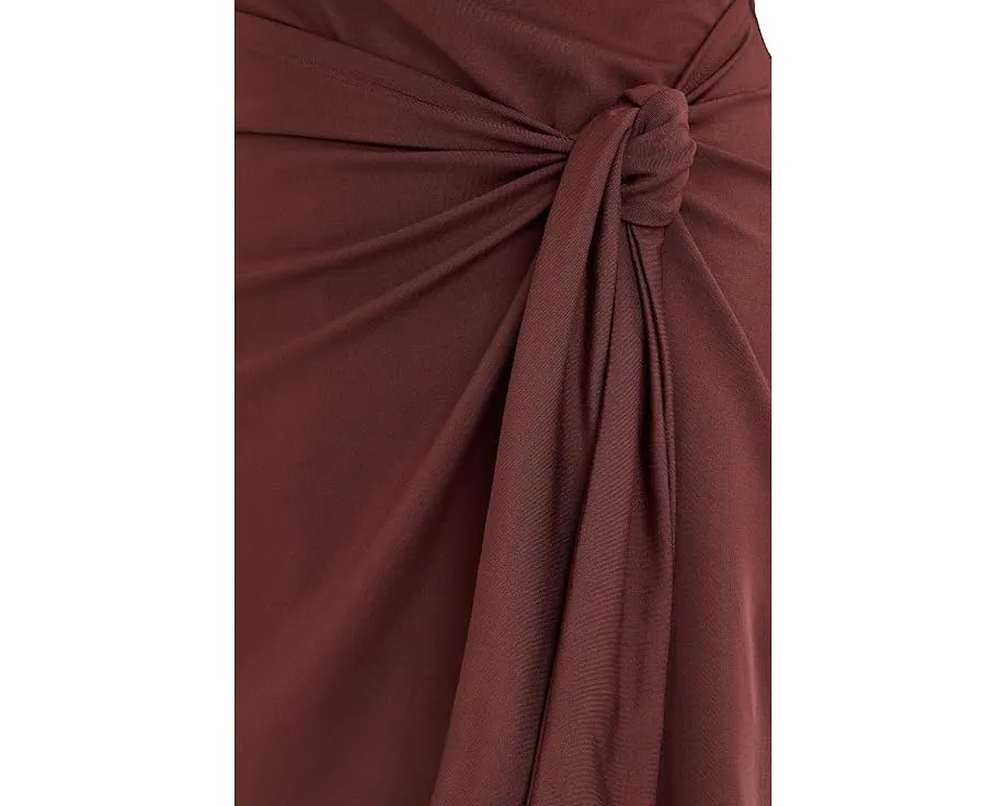 Платье Beyond Yoga Serene Jersey Flex Wrap Mini с драпировкой