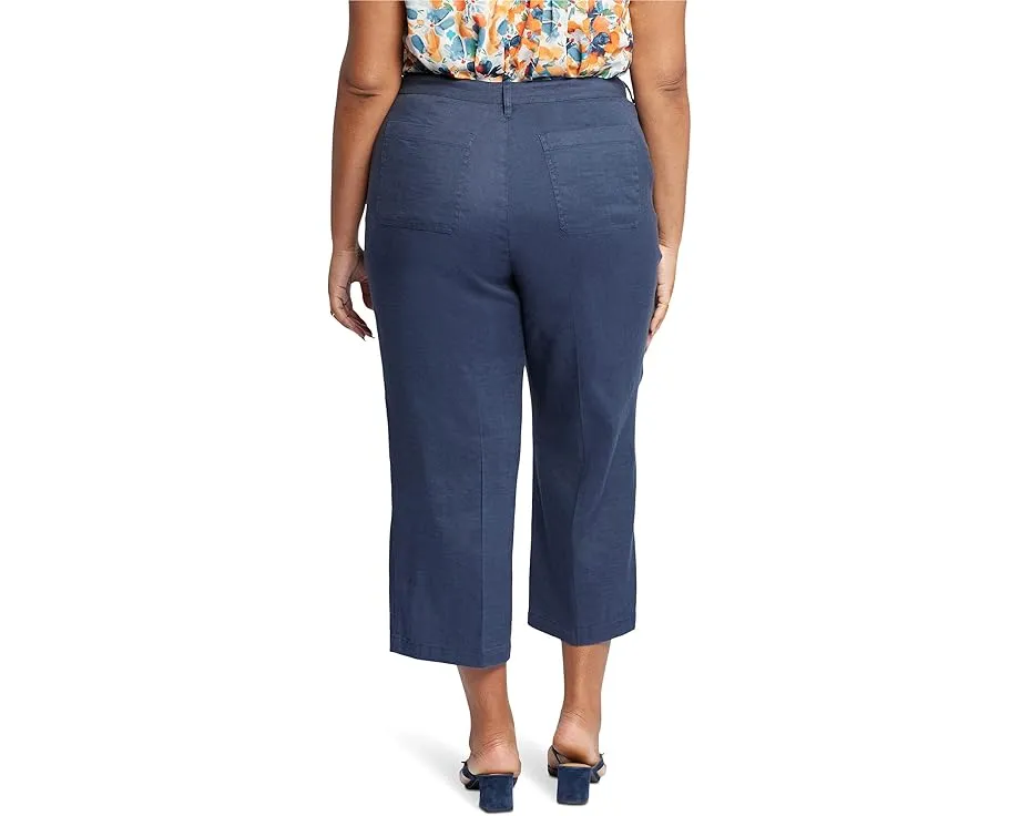 NYDJ Кроп карго с широкими штанинами для полных размеров