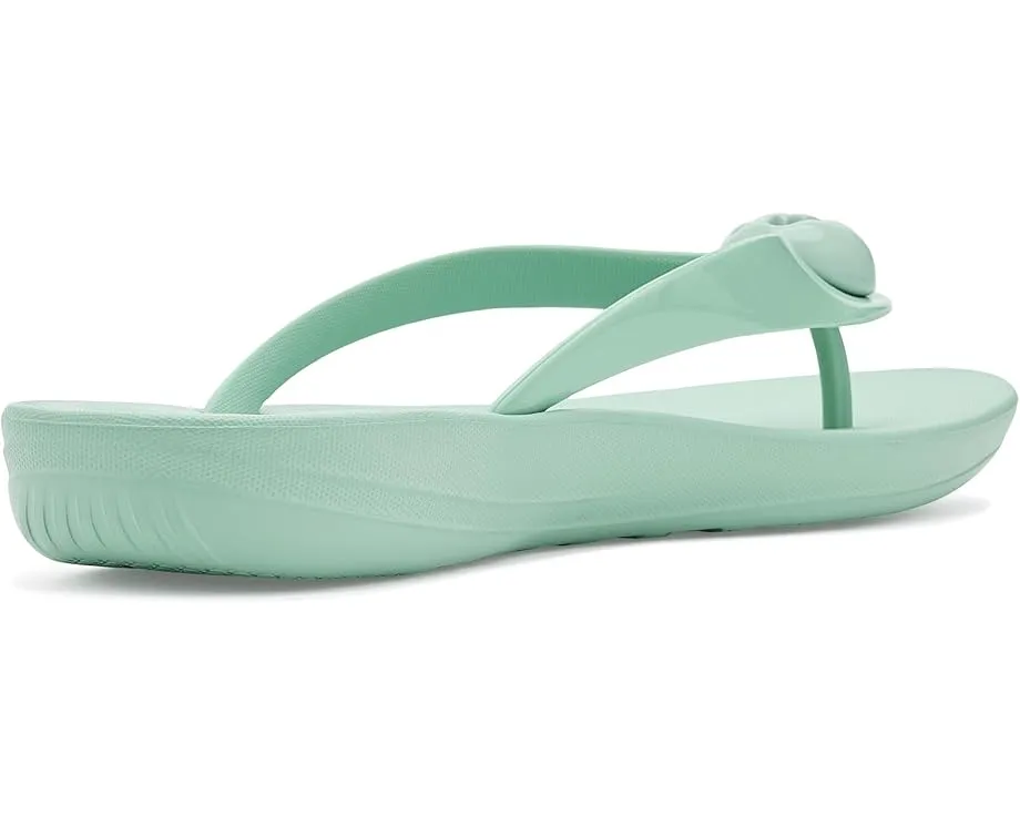 Шлепанцы iQushion Glossy Button FitFlop с резиновым верхом