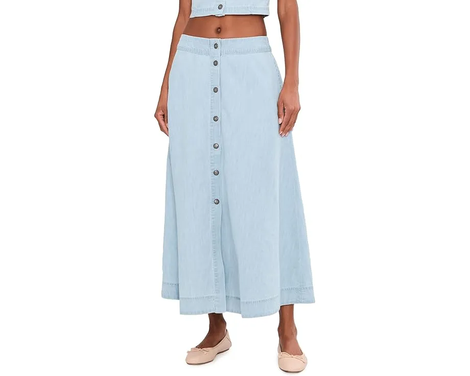 Комплект Easy Does It Free People с топом бюстье и юбкой миди