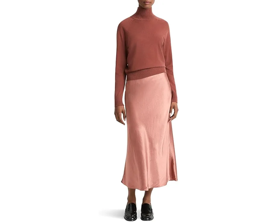 Свитер с регланом и воротником-стойкой от Vince из 100% хлопка