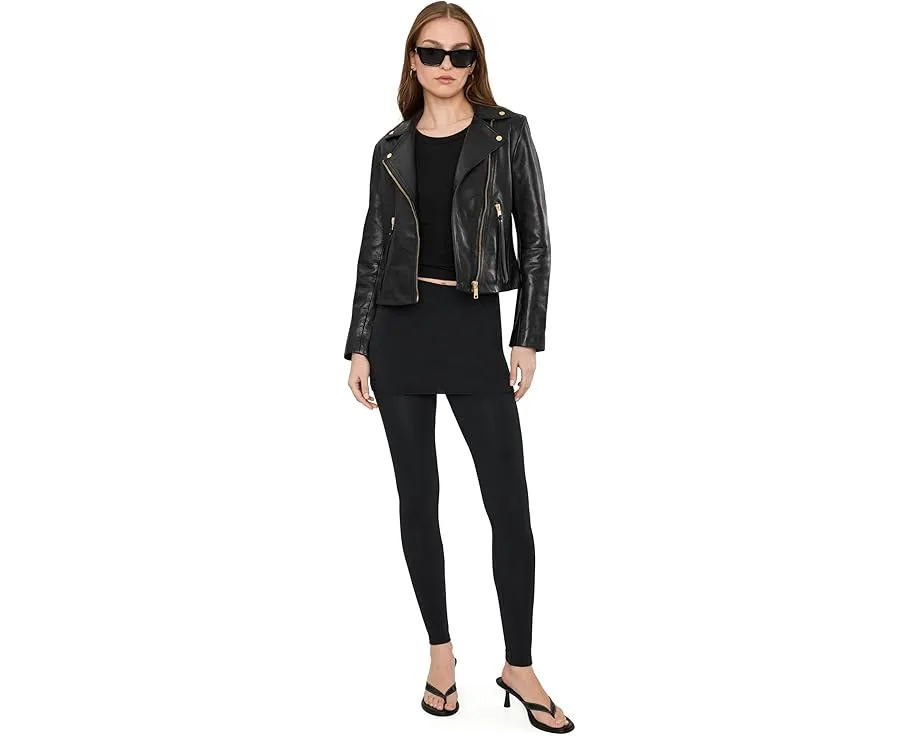 AllSaints Леггинсы Raffi из мягкой смесовой ткани с юбкой на поясе