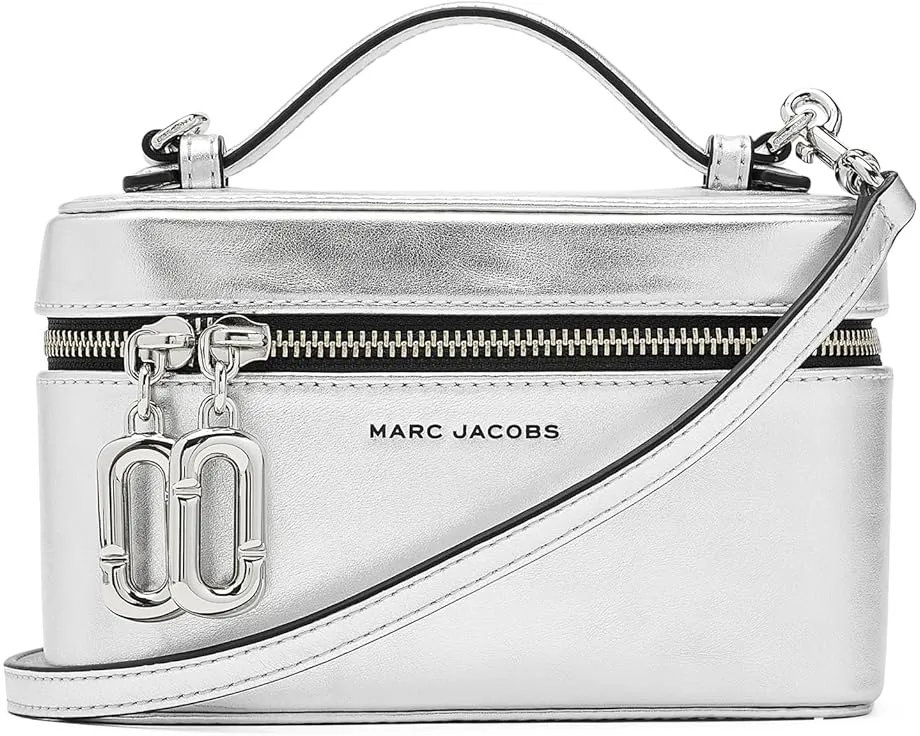 Косметичка Marc Jacobs с металлическим эффектом J Marc Vanity Bag
