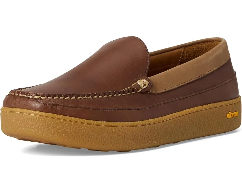 Тапочки Lodge Moc с подошвой Vibram и кожаным верхом в стиле мокасин