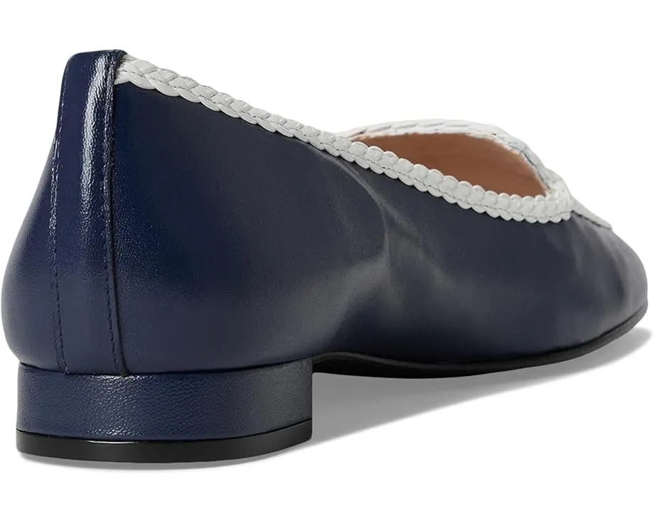 Туфли French Sole Jodie на каблуке с отделкой из рафии