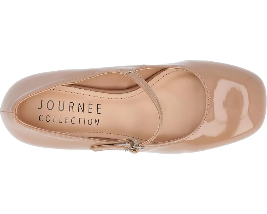 Туфли-лодочки Okenna с квадратным носком и устойчивым каблуком от Journee Collection