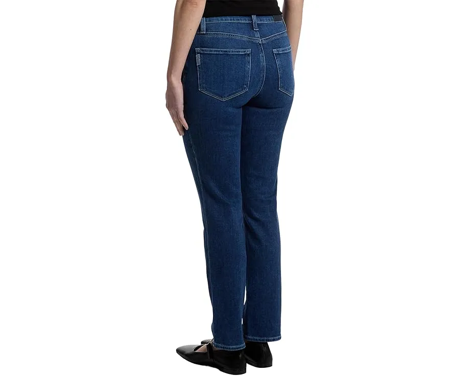 Джинсы Paige Cindy с эффектом поношенности и прямым кроем из денима с растяжкой