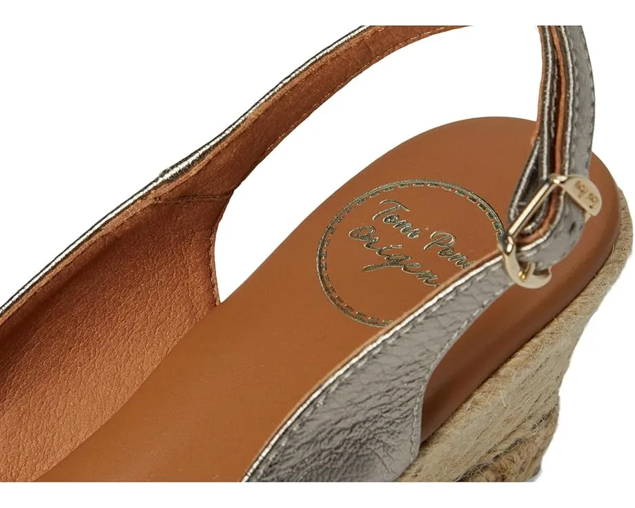 Toni Pons Туфли-лодочки Bremen-5P из металлизированной кожи на клине