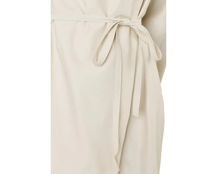 Пальто Eileen Fisher Light Cotton Nylon с драпированным воротником