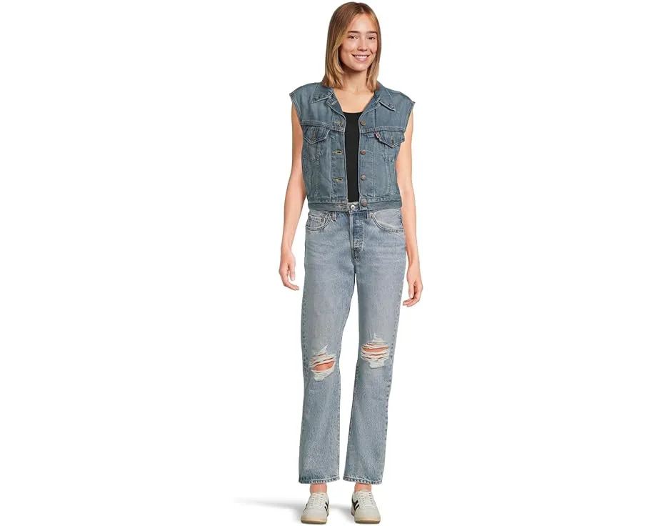 Levi's джинсы 501 с высокой посадкой и прямым кроем