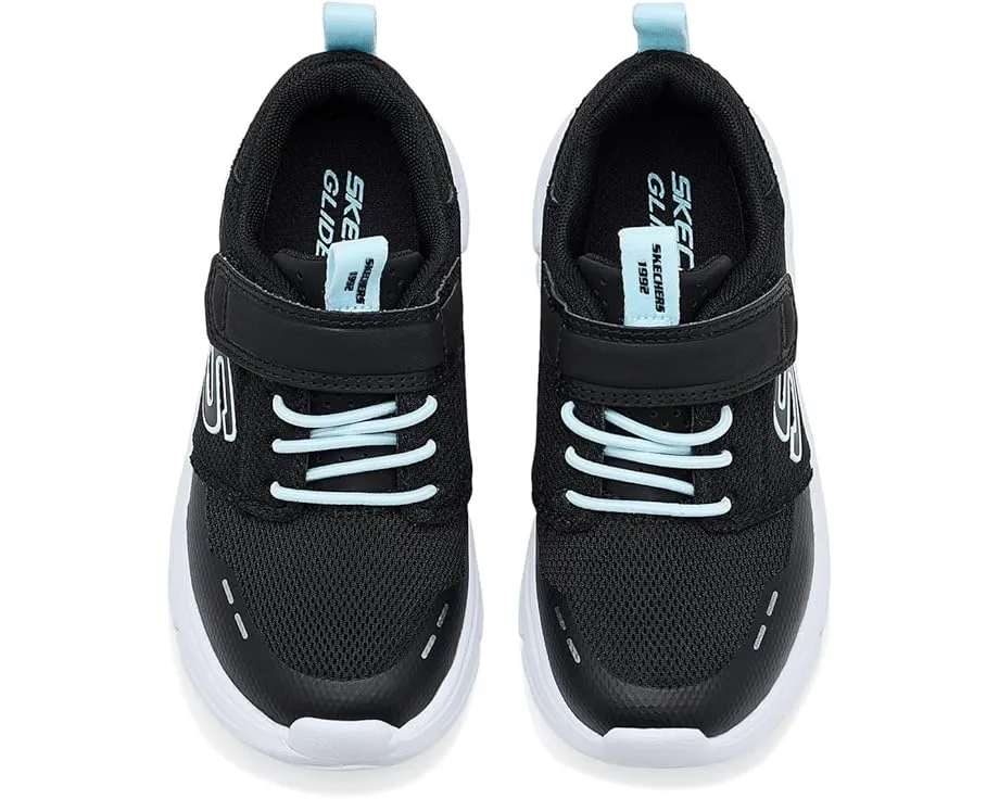 Кроссовки SKECHERS KIDS Glide-Step Flow с эластичными шнурками и сетчатым верхом