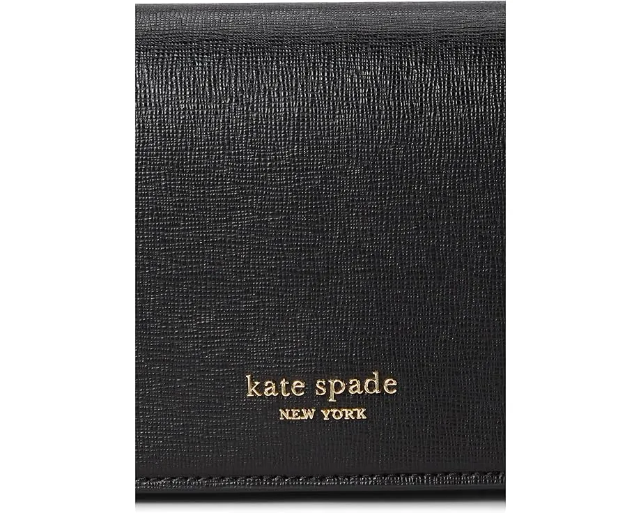 Кожаный кошелек на цепочке Devin Saffiano от Kate Spade New York с отстегивающимся ремнем