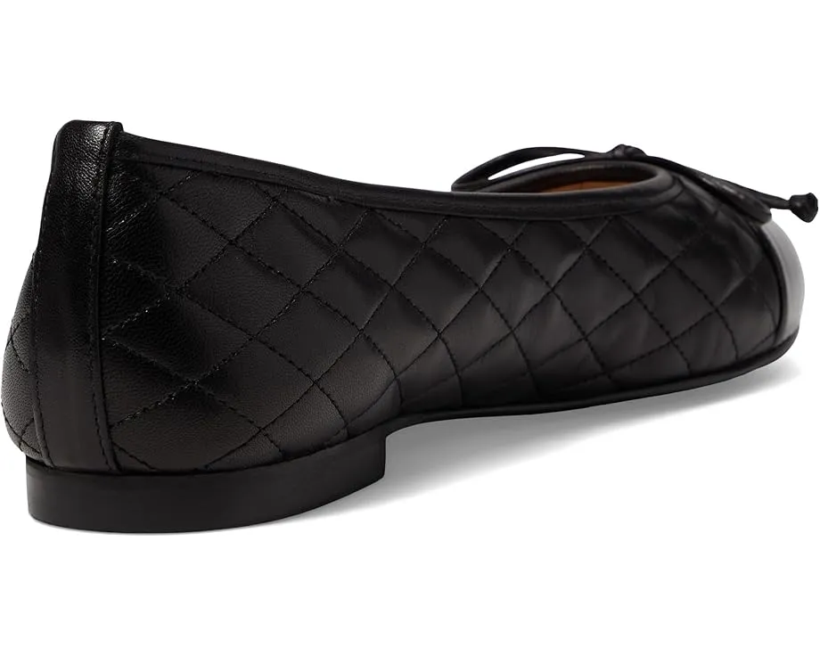 Туфли French Sole Tamara с стеганым верхом и бантом из гладкой кожи