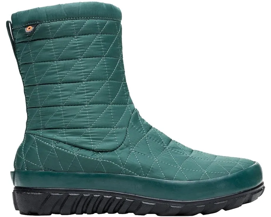 Зимние ботинки Bogs Snowday II Mid на молнии с утеплителем и противоскользящей подошвой