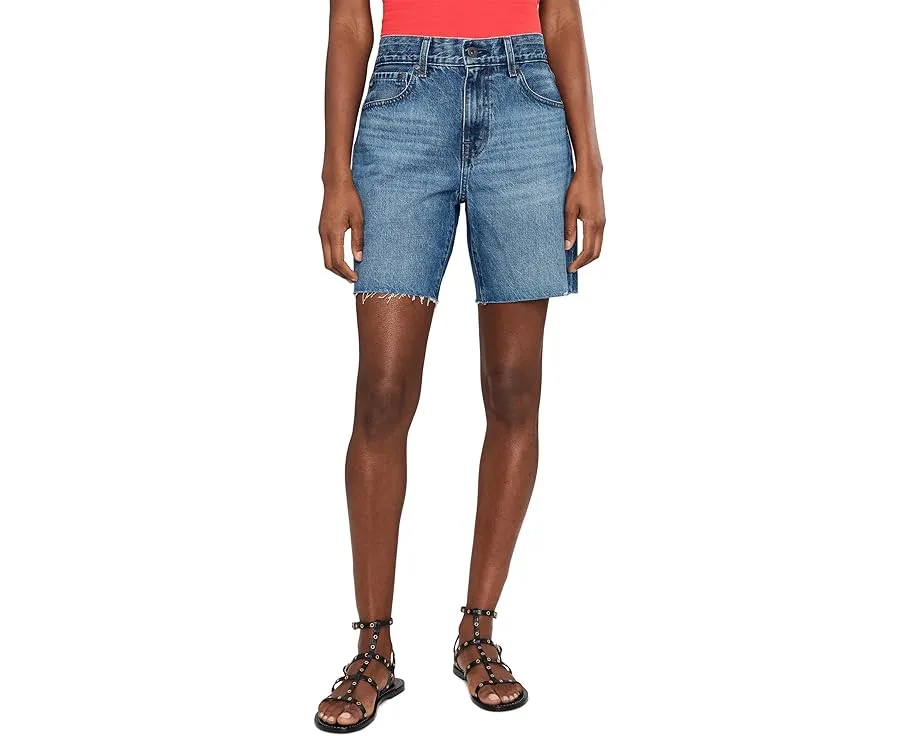 Шорты Ex-Boyfriend Mid-Rise Slouchy от AG Jeans цвет Nouveau