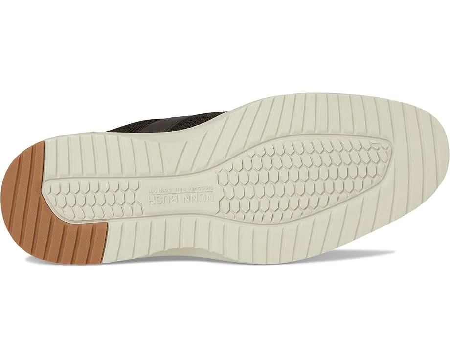 Nunn Bush оксфорды Griff с круглым носком и вязаным верхом для комфорта