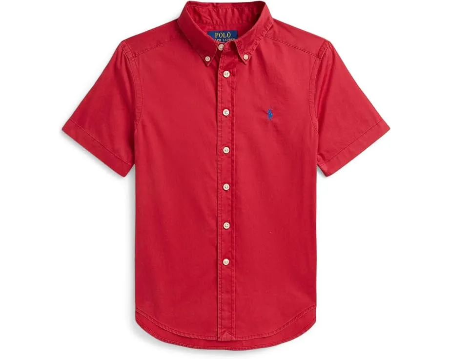Cotton Twill Short Sleeve Shirt (big Kid)