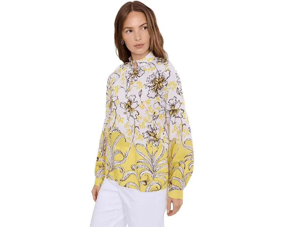 Топ Renisha с длинным рукавом и декоративными пуговицами Lilly Pulitzer