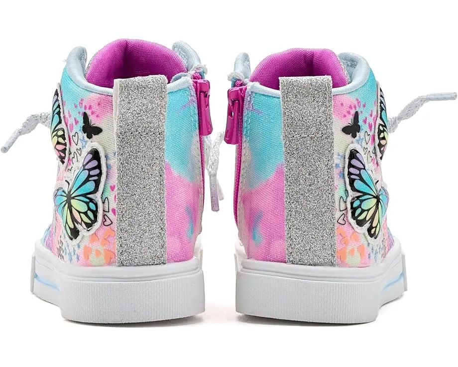 Детские кроссовки SKECHERS KIDS Twinkle Sparks с подсветкой и бабочками