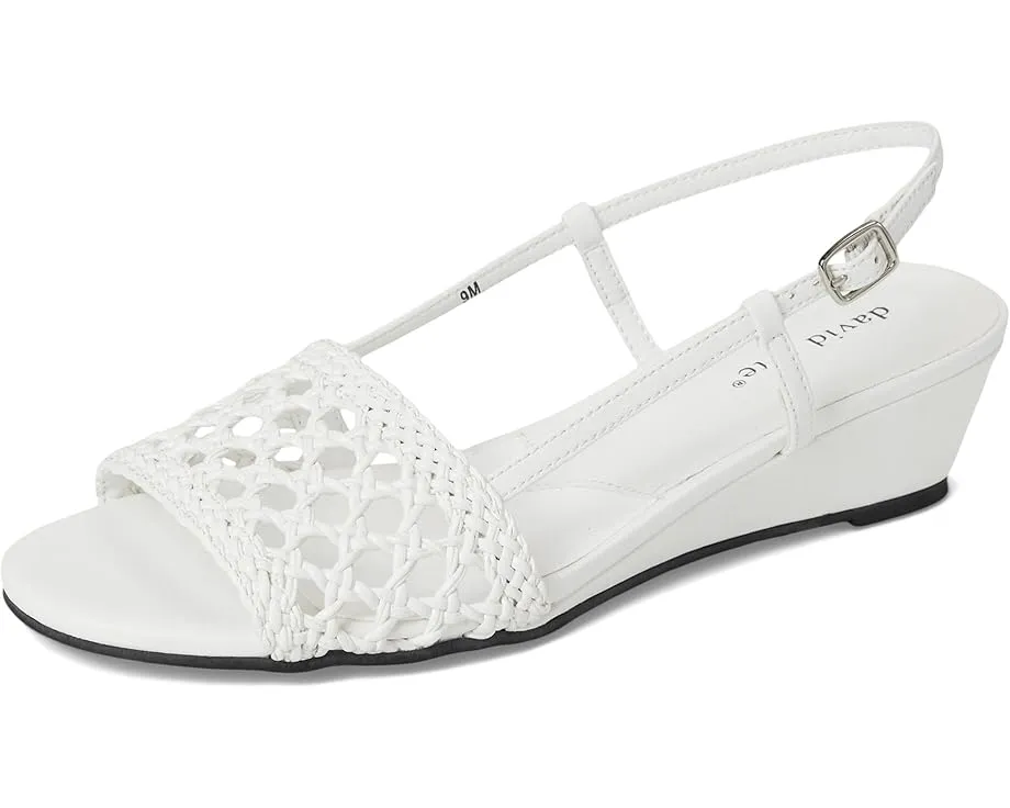 Сандалии David Tate Danza с плетеным верхом и регулируемой застежкой