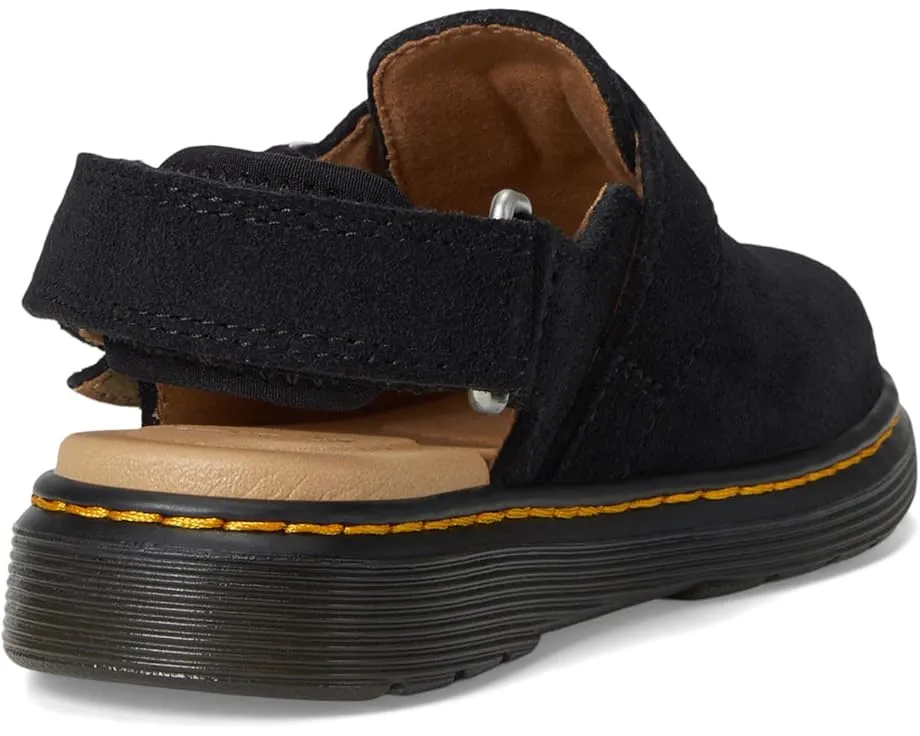 Dr. Martens Jorgie T мюли для детей из замши с регулируемой пряжкой