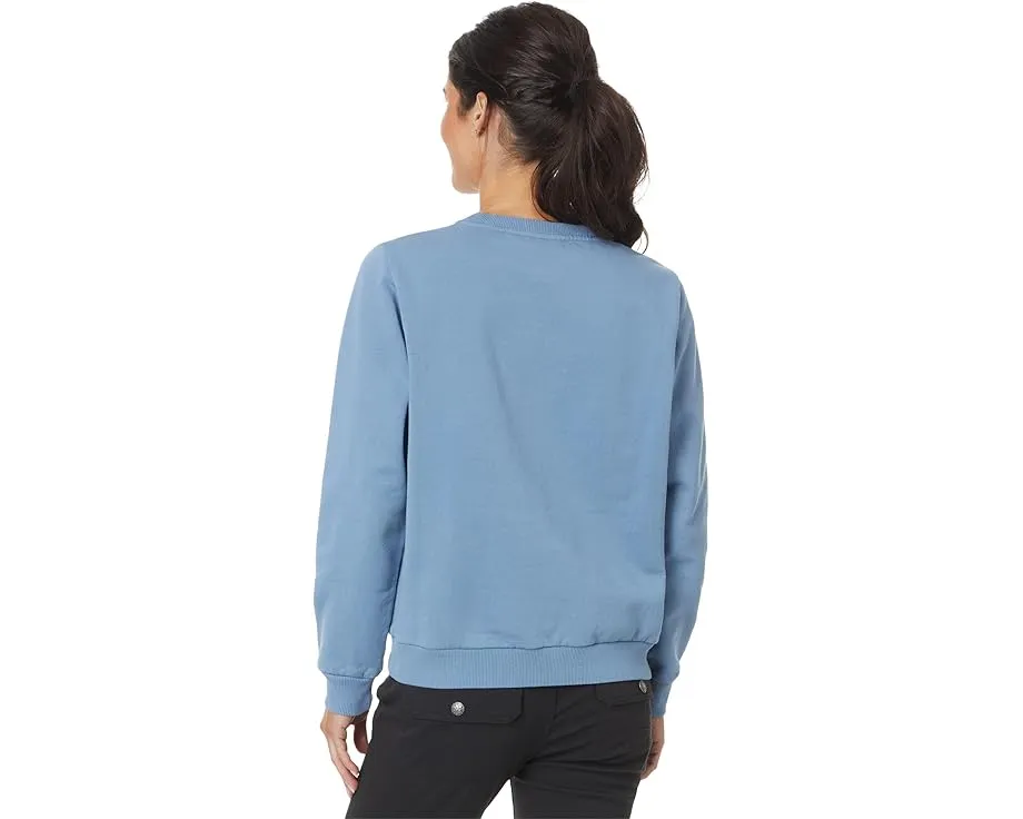 Свитер Fjällräven Logo Sweater с принтом и рибаной отделкой