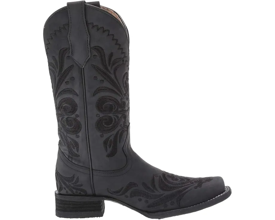 Сапоги Corral Boots L5464 с вышивкой в западном стиле и квадратным носком
