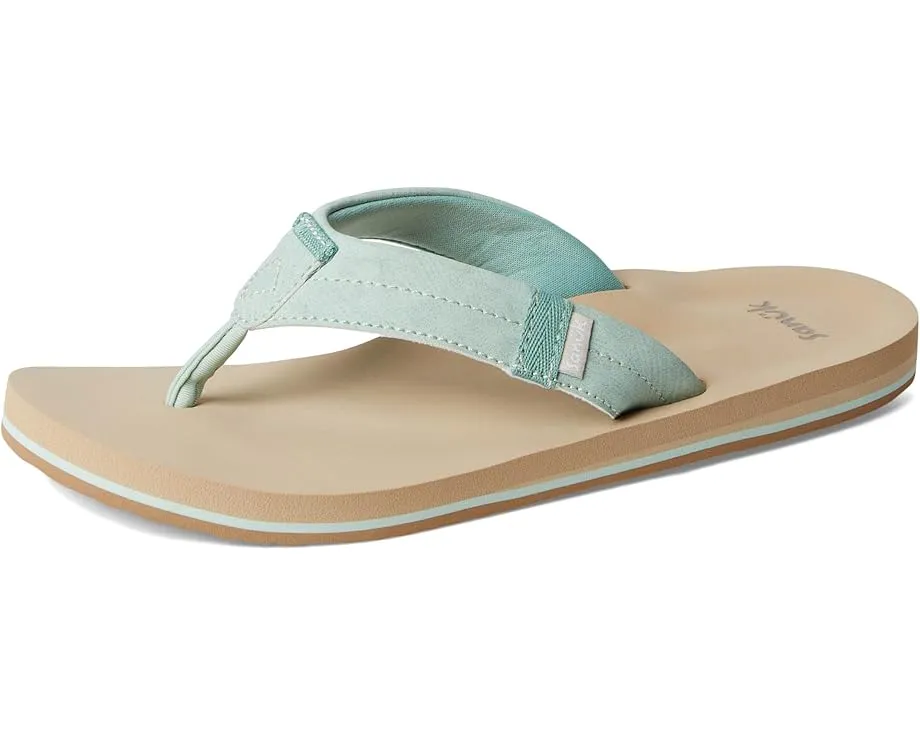 Сандалии Sanuk Sawyer с ремешком из экокожи и стелькой из переработанного полиэстера