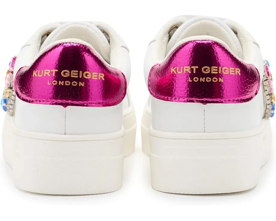 Детские кеды Kurt Geiger London Mini Laney Love Heart с металлическим сердцем