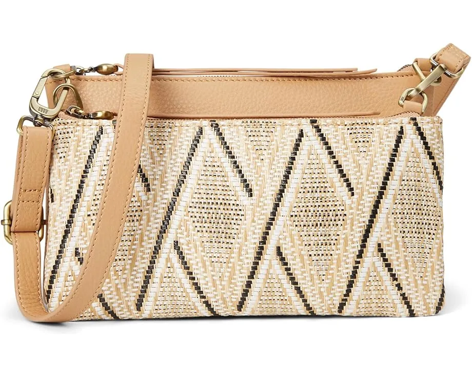 Кожаная сумка через плечо HOBO Darcy Double с дизайном под змею