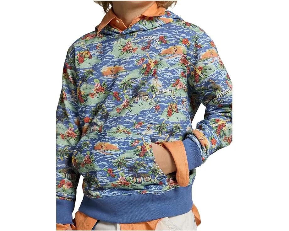 Tropical-Print French Terry Hoodie (Big Kid)