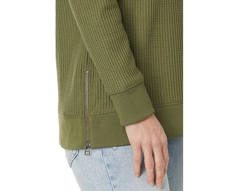 Свитер L.L.Bean Birchwood Brushed Waffle с круглой горловиной и фактурой вафли