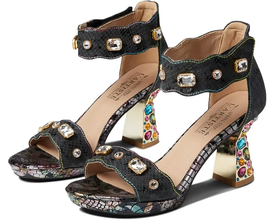 L'Artiste by Spring Step босоножки Jewell с кристаллами на щиколотке