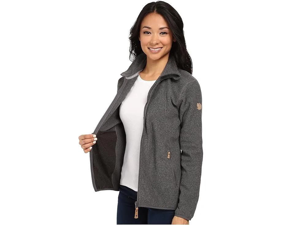 Fjällräven флисовая кофта Stina из переработанного полиэстера с полной застежкой