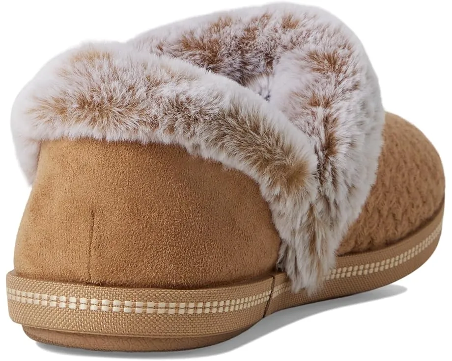 Тапочки SKECHERS Cozy Campfire Frosty Promise с веганским стеганым верхом из искусственного меха